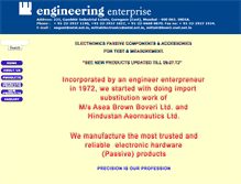 Tablet Screenshot of engineeringenterprise.com